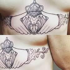 Claddagh Sternum Tattoo Claddagh Tattoo Sternum Tattoo Tattoos