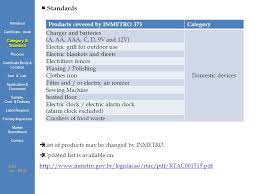 The third phase, commencing on january 1, 2013, requires all electrical and electronic household goods sold in brazil to be certified against the inmetro mark standard. Product Certificate Network Ppt Download
