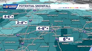 Winter Storm Watch for measurable snowfall in North Carolina | Heavy snow threat for the Mountains