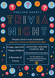 Use it or lose it they say, and that is certainly true when it comes to cognitive ability. Renna Media Fanwood Scotch Plains Rotary Club To Host Online Trivia Night