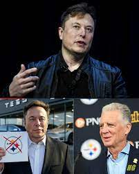 NFL BOMBSHELL: Elon Musk says if the Pittsburgh Steelers don't partner with  Tesla. He will ban Steelers players and the entire city of Pittsburgh from  buying Tesla vehicles in the future.