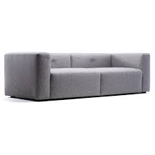 Minimalisten präferieren edle ledersofas in klaren, eckigen formen, die perfekt mit industriedesign, weißen wänden und modernen kunstwerken harmonieren. Hay Mags 2 Sitzer Sofa 194x95 5x67cm Hellgrau Stoff Hallingdal 130 Mobel Wohnaccessoires Shouldertoshoulder Wohnzimmer