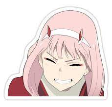 Darling In The Franxx Zero Two Sticker By All Nighter In 2021 Anime Stickers Cute Stickers Anime Printables