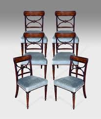 Set Of 6 Antique Dining Chairs 6x Georgian Dining Chairs Cross Splat Dining Chairs Mahogany Dining Chairs Antique Dining Chairs Mahogany Dining Chairs U Regency Furniture Antique Dining Chairs