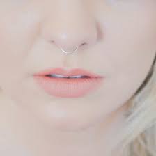 Hand crafted with only the finest materials, this septum ring will be sure to turn heads! Solid Gold Septum Ring White Gold Nose Ring Rose Gold Nose Ring