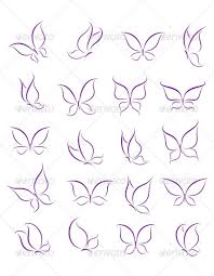 Butterfly Silhouettes Set Butterfly Tattoo Designs Butterfly Outline Butterfly Tattoo
