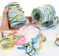 Gift Ribbon For Gift Wrapping 262 Feet Colored Raffia Ribbon - 6 Assorted  Colors For Gift Wrapping, Crafts, Christmas & Party Decor Raffia Yarn