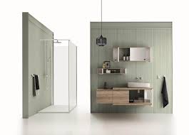 Wooden wash basin cabinet with ceramic hand sink miniature furniture toys for dollhouse bathroom kitchen decoration. Italian Design Bathroom Furniture Tulip Archi Living Com