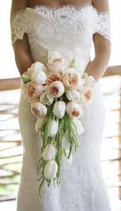 Blush Peonies And White Tulips Wedding Bouquet Modwedding Tulip Wedding White Tulips Wedding Hand Bouquet Wedding