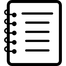 Free Icon Notebook Of Spring With Lines Page