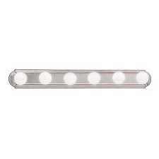 Kichler 5018 Kichler 5018 Bath Vanity 36 Wide 6 Bulb Bathroom Lighting Fixture Brushed Nickel Target