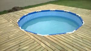 Build A Swimming Pool Deck With The Lowest Cost Possible Swimming Pool Decks Swimming Pools Backyard Backyard Pool