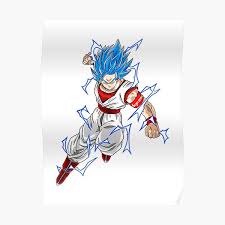 Supreme goku ultra instinct mastered. Supreme Goku Posters Redbubble