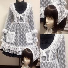 新作届きました 諸事情により小公女ワンピースは24300円税込 ミニ丈のみです エプロンドレスはバブーシュカセットで23220円税込です 他のお色はまた後ほど kunikokato ロリィタ ロリータファッション helloween 和ロリ フィジカルドロップ エプロン