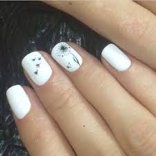 Who says you can't do nail art on short nails? Nail Art 3288 Best Nail Art Designs Gallery Bestartnails Com Dandelion Nail Art Trendy Nail Art Designs White Nail Designs