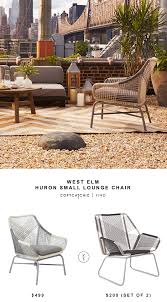 West Elm Huron Large Lounge Chair Copy Cat Chic Clearance Patio Furniture Large Lounge Chair Small Lounge Chairs
