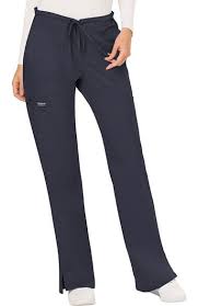 Revolution By Cherokee Workwear Womens Drawstring Flare Scrub Pant