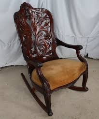 Victorian walnut 'bobbin' turned chair an early 19th century victorian walnut 'bobbin' turned chair. Bargain John S Antiques Antique Victorian Mahogany Laminated Pierce Carved Back Rocking Chair Bargain John S Antiques