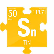 Simbolo De Estano Elemento Numero 50 De La Tabla Periodica De Los Elementos Quimica Ilustracion De Periodic Table Of The Elements Tin Symbol Atomic Number