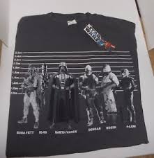Details About New Star Wars T Shirt Mens Size M Medium Nwt Hard To Find Version Height Chart