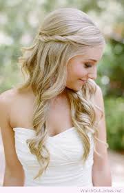 If you were born with curly hair, you should strongly consider ditching the flat iron and flaunting your ringlets with pride. Wedding Hairstyles Wedding Hairstyles Long Down Curly