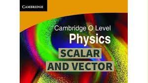 Topic 1 1 Scalar And Vector Physics 5054 Physics Physics Courses O Levels