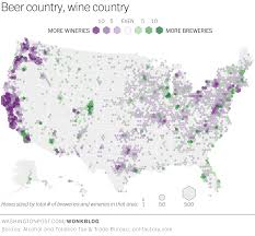 Do You Live In Beer Country Or Wine Country These Maps Will Tell You Wine And Beer Wine And Spirits Wine Map
