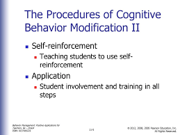 Thoughts, beliefs, and attitudes) and behaviors, improving emotional regulation, and the development of personal coping strategies that target solving current problems. Cognitive Behavior Modification Ppt Download