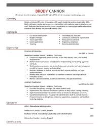 Babysitting, flyer distribution, pet care, etc. 12 Amazing Education Resume Examples Livecareer