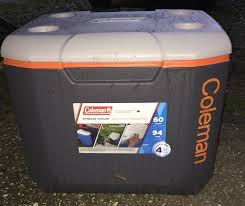 Wheeled cooler is designed for river trips, camping and other outdoor activities. 60 Quart Performance Wheeled Cooler Coleman