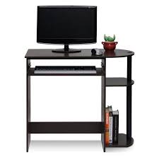 Furinno Simplistic Easy Assembly Computer Desk Multiple Colors Walmart Com Furinno Brown Computer Desk Desk