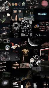 Decorate your bedroom, dorm, living room, hallway, or study space with this dreamy & stylish collage kit! Pinterest Aesthetic Desktop Black Pinterest Aesthetic Desktop Wallpapers For Laptop Novocom Top