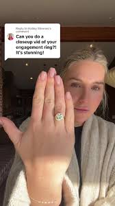 Replying to @Halley Stennes my ring up close! Old European Cut in a bezel  setting 💎❤️#oldeuropeancut #engagementring