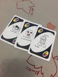 If this card is turned up at the beginning of play, the person to the left of the dealer chooses the color to begin play and plays the first card. Uno Customizable Wild Card Expansion Ideas Unocardgame