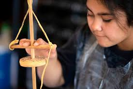 Native American art created with natural materials