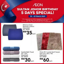 Check spelling or type a new query. 19 23 Mar 2021 Aeon Sultan Johor Birthday Promotion Everydayonsales Com