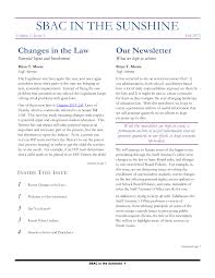 SBAC IN THE SUNSHINE