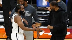 Nets host suns in battle of championship contenders. Harden Scores 38 Nets Rally From 24 Down Stun Suns 128 124 Abc7 New York