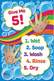 Amazon Com Daycare Posters Hand Washing Posters