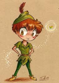 Fuckyeahdisneyfanart Peter Pan Disney Disney Art Peter Pan And Tinkerbell