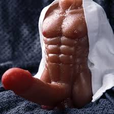 Boneco sexual de torso masculino com vibrador flexível Bonecos sexuais de  corpo masculino realista para mulheres