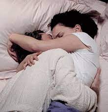 Oddly enough, it's found that new couples prefer to sleep this way, as well as those who have broken up and got back together. Pin On V As I Reach For You