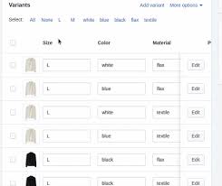 Check the added variants on product. How To Add Shopify Variants Belvg Blog