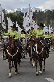 Parade Dandies Estes Park Trail Gazette Cheyenne Frontier Days Cheyenne Wyoming