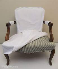 It is not a full instructional. Simple White Denim Slipcover For French Chair Slipcovers For Chairs Furniture Slipcovers White Dining Chairs