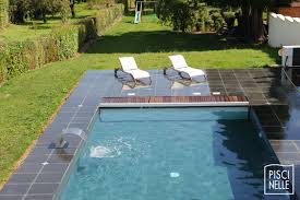 Grande Piscine Rectangulaire Tendance Avec Volet Immerge Piscinelle