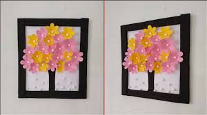 How To Decorate Your Room Easily Handmade Beautiful Wall Decoration Ideas Wall Hanging Youtube Wall Ornaments Wall Hanging Decorate Your Room