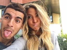 You will not eat my girlfriend! Alvaro Morata Jokes Around With Wife Alice Campello After Cfc Training Alvaro Morata Sports Celebrities Chelsea Strikers