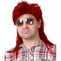 Amazon.com: Baruisi Mens Mullet Wig 70s 80s Halloween Cosplay Costume Wigs  for Fancy Dress,Light Brown : Clothing, Shoes & Jewelry