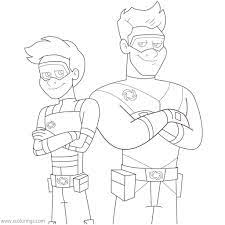 Try making them larger, cooler, and more indestructible! Kid Danger Coloring Pages Coloring Home